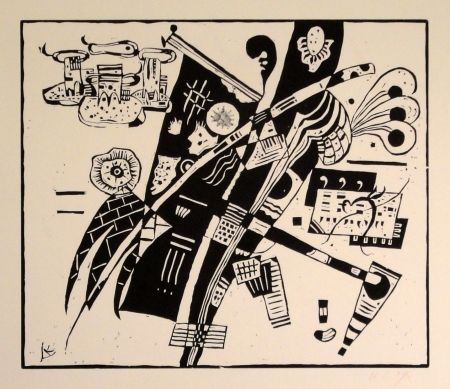 Gravure Sur Bois Kandinsky - (Holzschnitt um 1935)