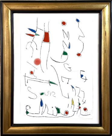 Aquatinte Miró - Homage to San Lazzaro