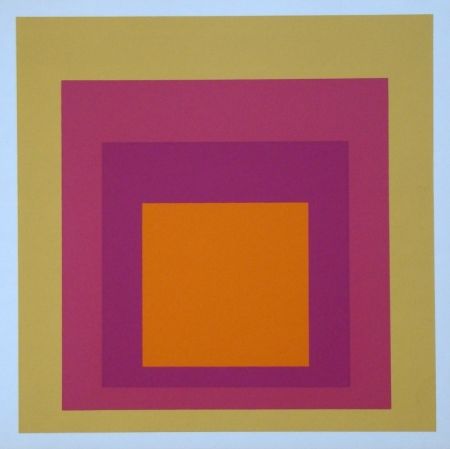 Sérigraphie Albers - Homage to the Square - La Tehuana, 1951-1956