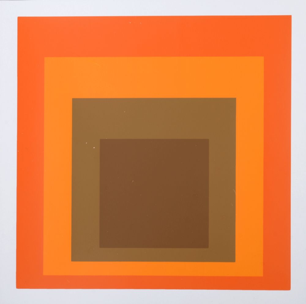 Sérigraphie Albers - Homage to the Square #1
