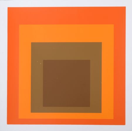 Sérigraphie Albers - Homage to the Square #1