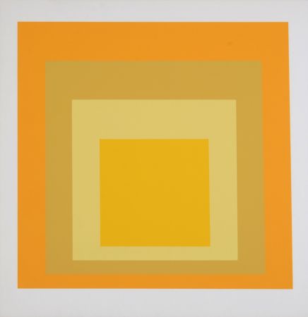 Sérigraphie Albers - Homage To the Square (A), 1971