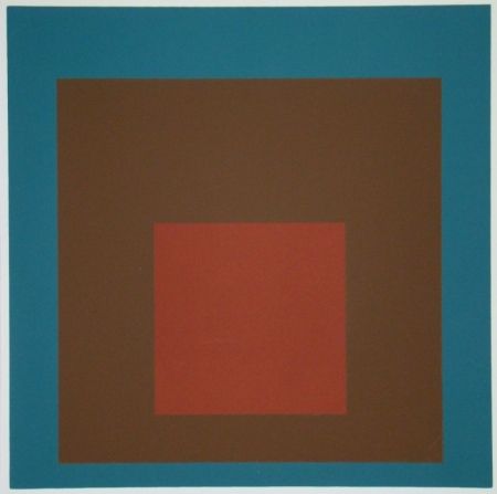 Sérigraphie Albers - Homage to the Square at night, 1958