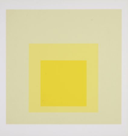 Sérigraphie Albers - Homage to the Square (D), 1971