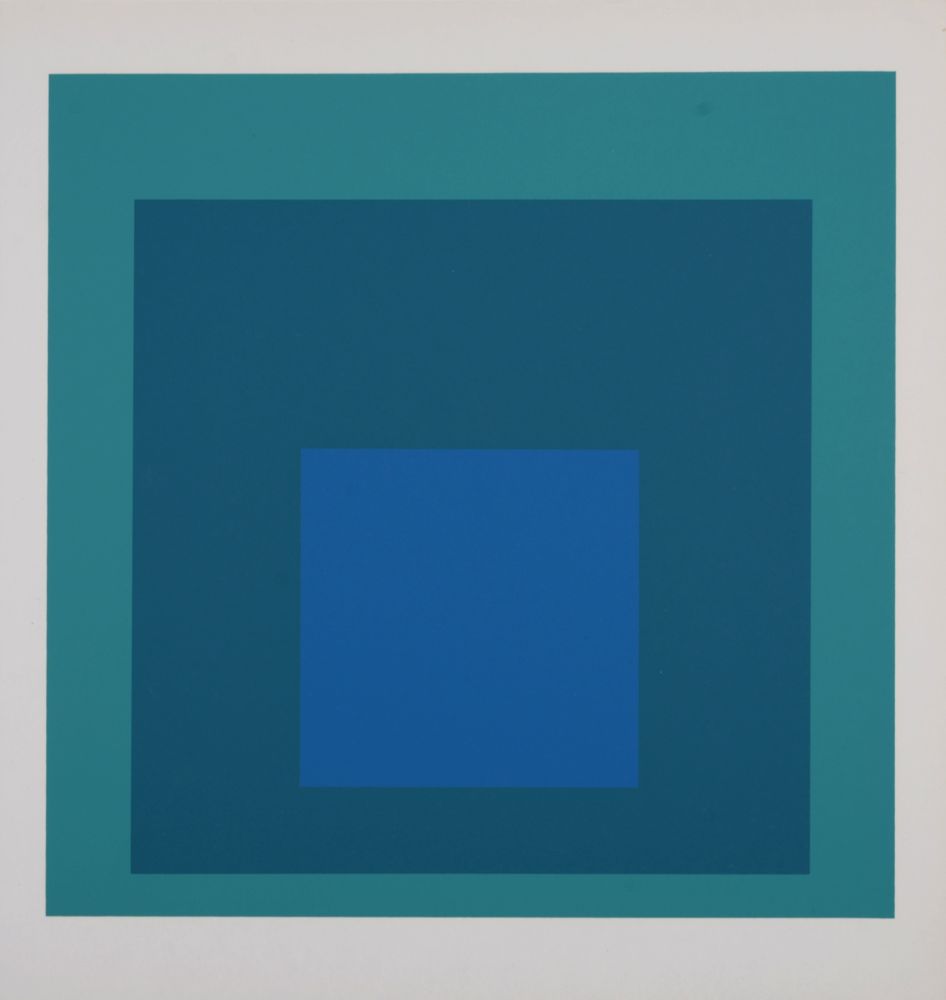 Sérigraphie Albers - Homage To the Square (E), 1971