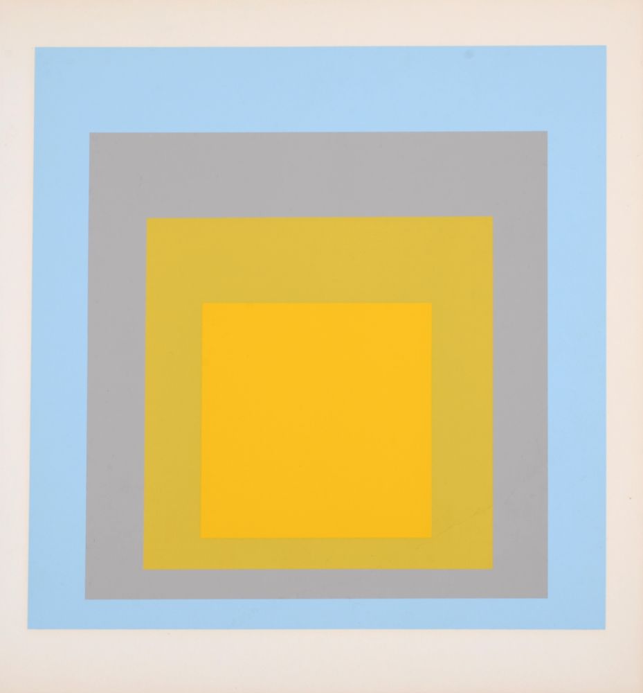 Sérigraphie Albers - Homage To the Square (F), 1971