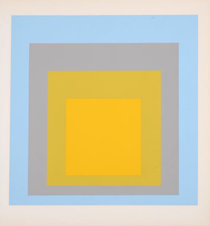 Sérigraphie Albers - Homage To the Square (F), 1971