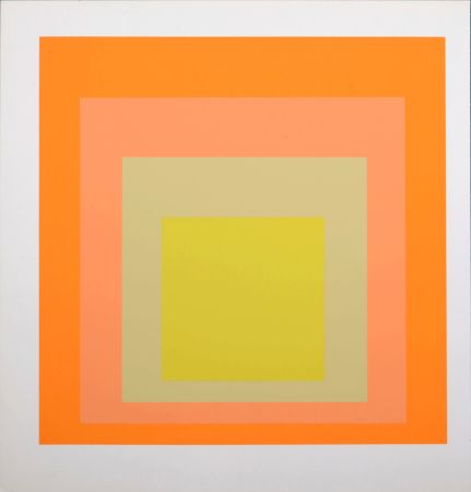 Sérigraphie Albers - Homage To the Square (G), 1971