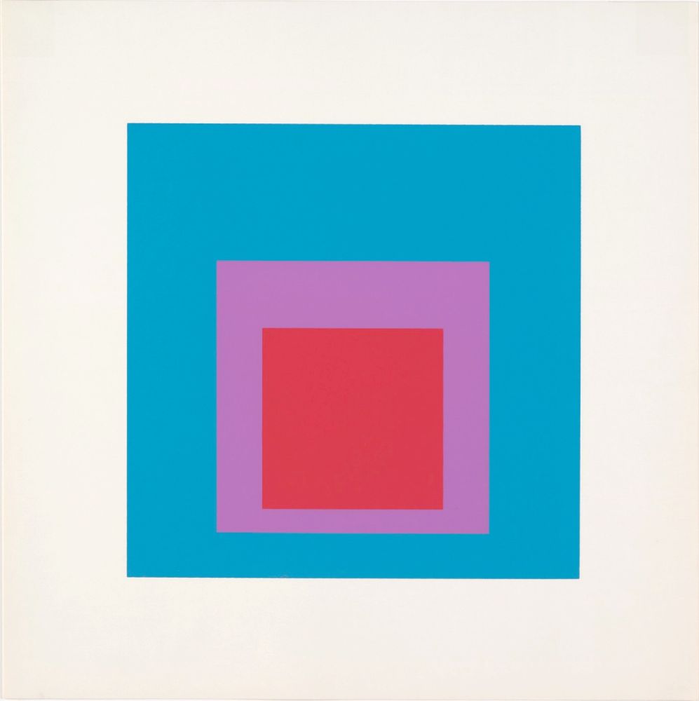 Sérigraphie Albers -  Homage to the Square: Ten Works by Josef Albers (#VI), 1962