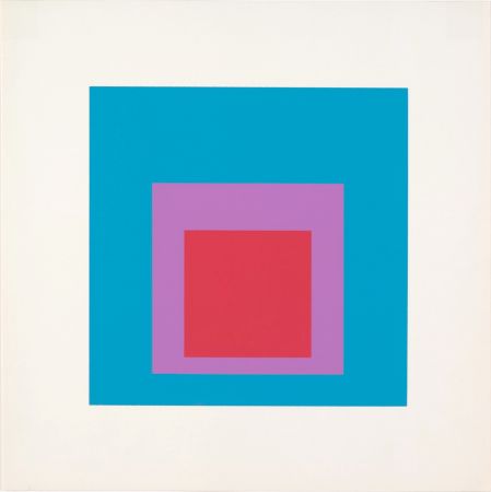 Sérigraphie Albers -  Homage to the Square: Ten Works by Josef Albers (#VI), 1962