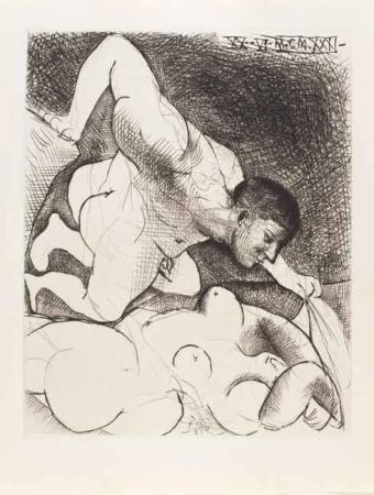 Pointe-Sèche Picasso - Hombre descubriendo una mujer