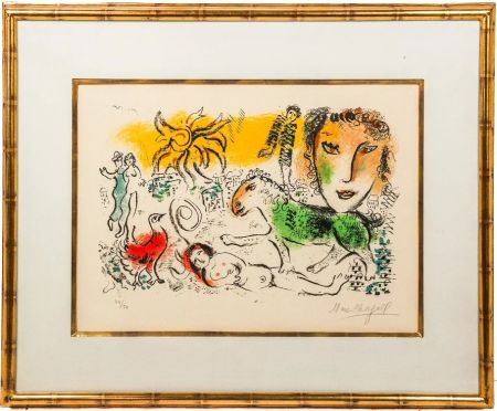 Lithographie Chagall - Homecoming (The Green Horse)