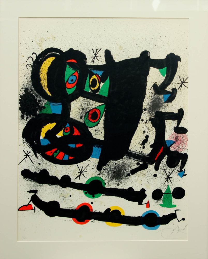 Lithographie Miró - HOMENAJE A JOSEP LLUIS-SERT