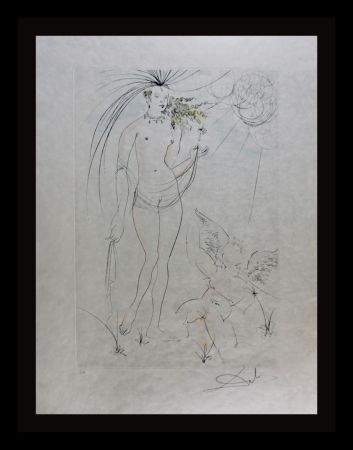 Gravure Dali - Hommage a Albrecht Durer Venus & Cupid
