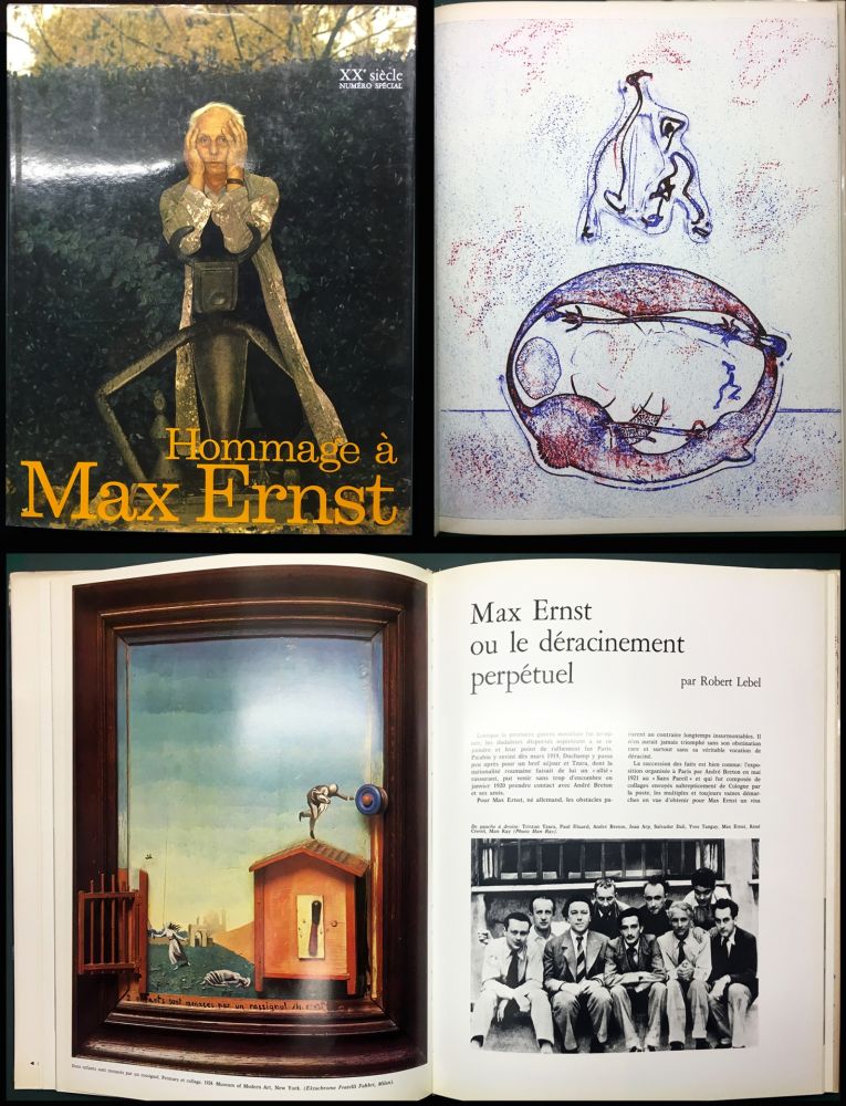 Livre Illustré Ernst - HOMMAGE A MAX ERNST - XXe Siècle - N° spécial 1971.