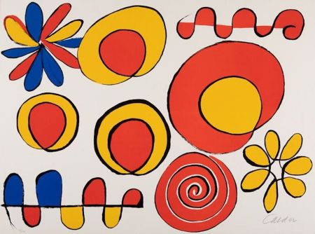 Lithographie Calder - Hommage a Prats