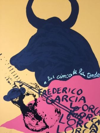 Sérigraphie Arman - Hommage to Federico Garcia LOrca