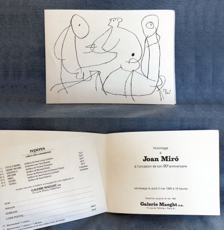 Aucune Technique Miró - HOMMAGE À JOAN MIRO à l'occasion de son 90e anniversaire (1983)