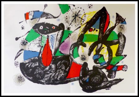 Lithographie Miró - Hommage à Dorothea Tanning 