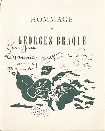 Lithographie Braque - Hommage à Georges Braque