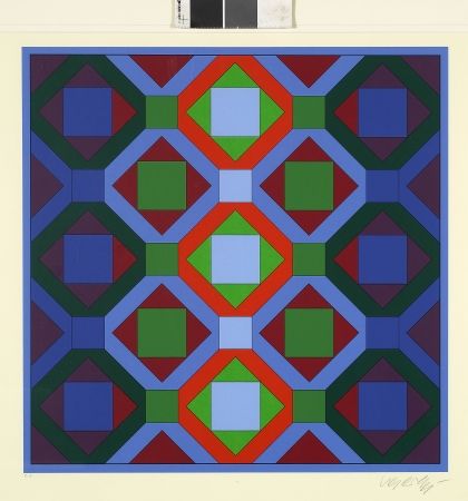 Aucune Technique Vasarely - Hommage à Jean-Sebastien Bach