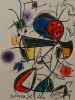 Lithographie Miró - Hommage à Mourlot