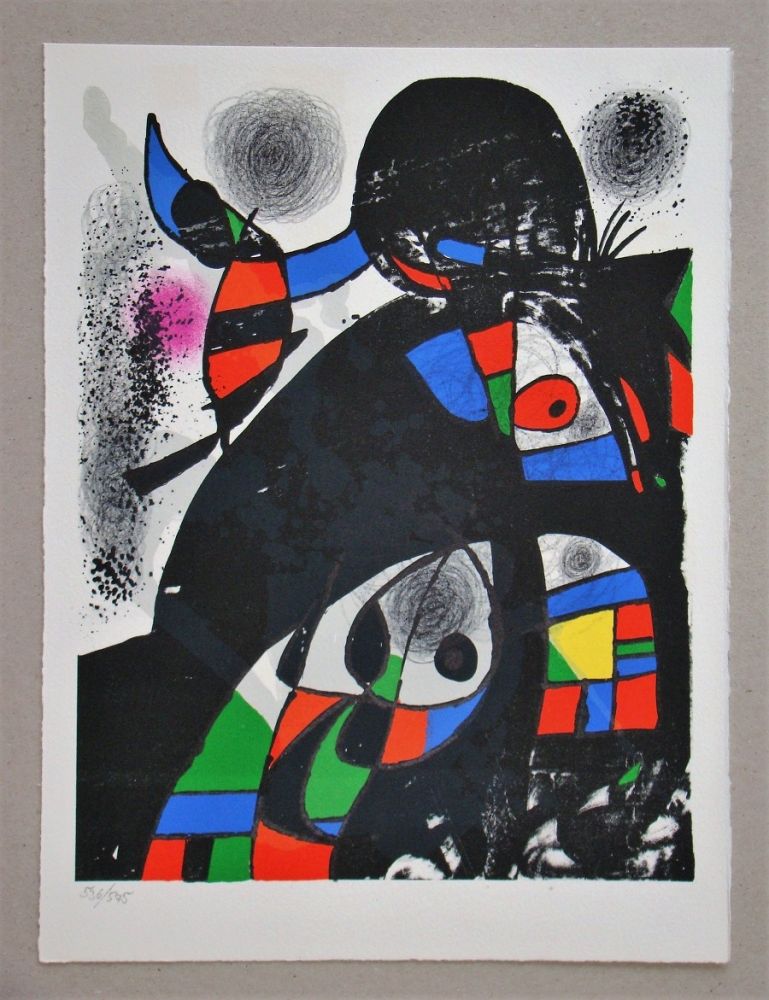 Lithographie Miró - Hommage à San Lazzaro