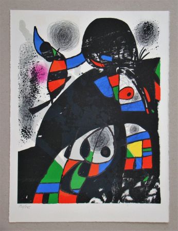 Lithographie Miró - Hommage à San Lazzaro