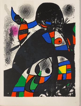 Lithographie Miró - Hommage à San Lazzaro