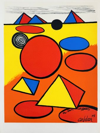Lithographie Calder - Hommage à San Lazzaro