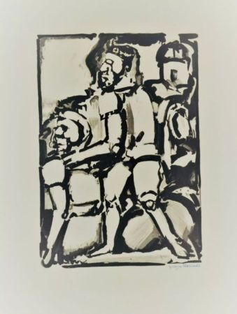 Eau-Forte Et Aquatinte Rouault - Homme Conduisant Me Autre W. 340