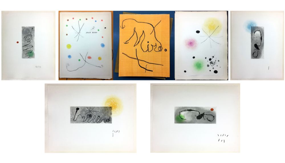 Livre Illustré Miró - HÉRACLITE D'ÉPHÈSE. Avec 12 gravures originale de Joan Miró (1965)