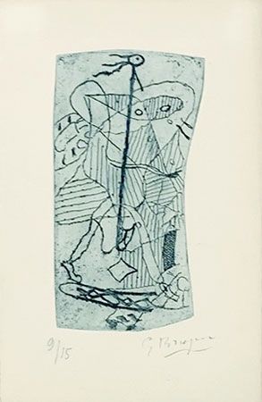 Gravure Braque - Héraclite d'Ephèse