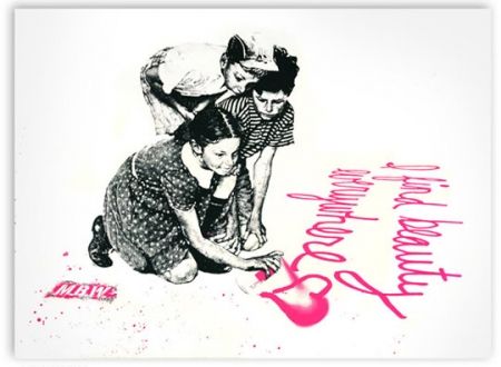 Sérigraphie Mr. Brainwash - I Find Beauty Everywhere