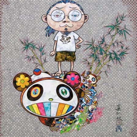 Sérigraphie Murakami - I Met A Panda Family