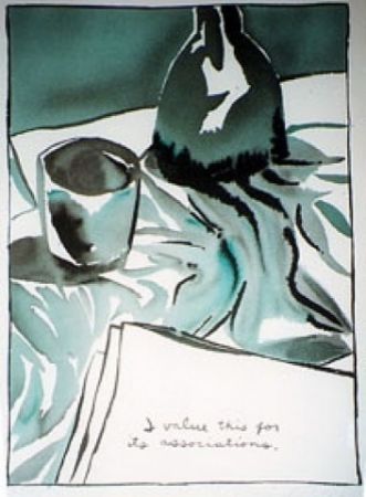 Sérigraphie Pettibon - I Value This For It's Associations