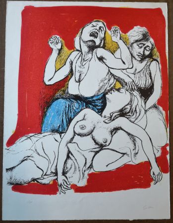 Lithographie Guttuso - I Vespri Siciliani