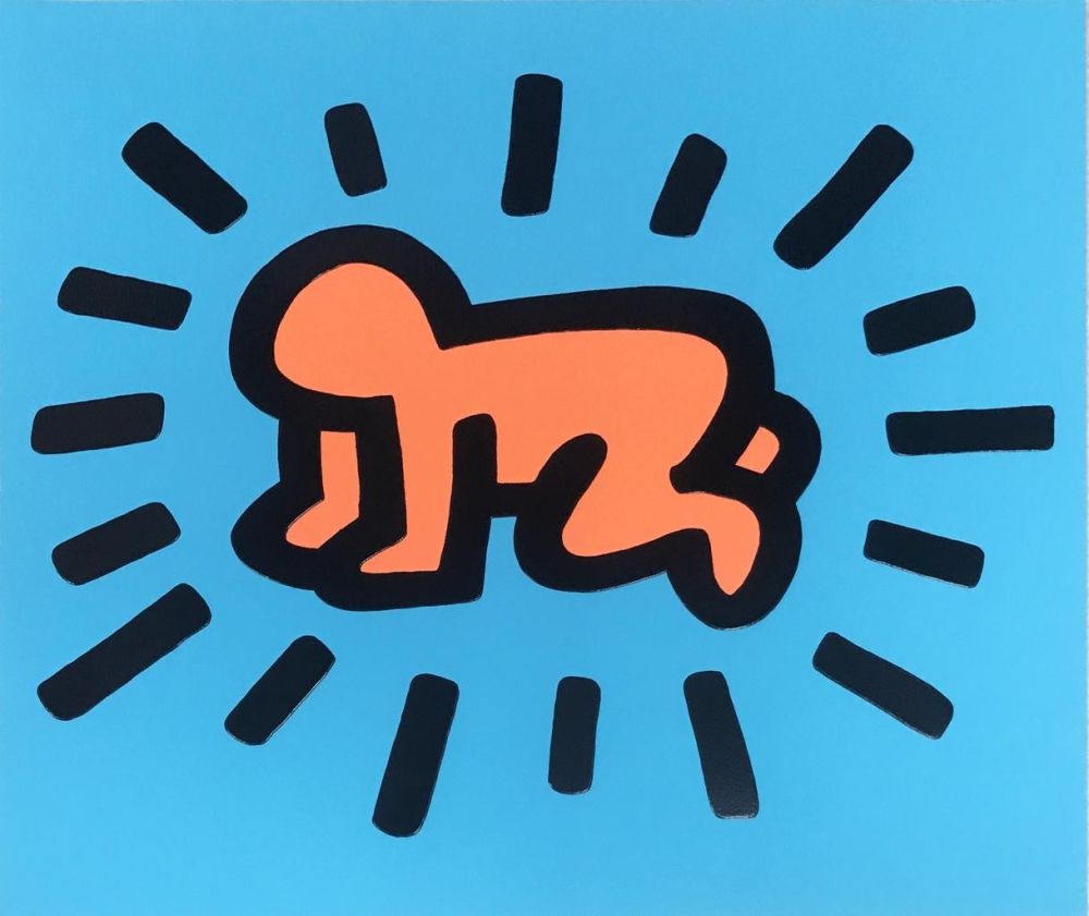 Sérigraphie Haring - Icons (A) - Radiant Baby