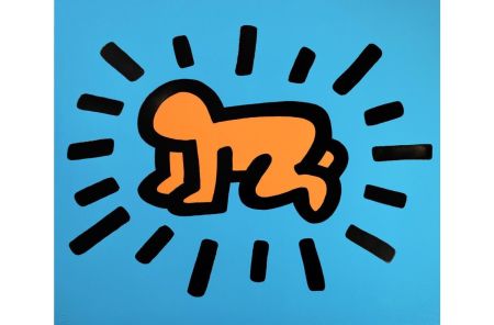 Sérigraphie Haring - Icons (A) - Radiant Baby