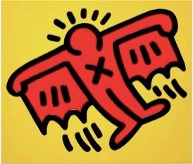 Sérigraphie Haring - Icons : Batman