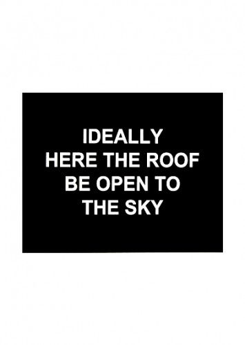 Gravure Prouvost  - Idealy here the roof be open to the sky