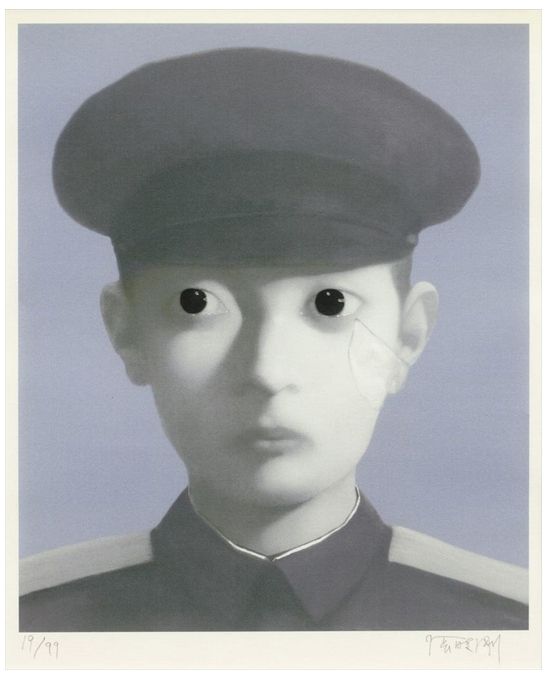 Lithographie Zhang  - Identity Portrait 