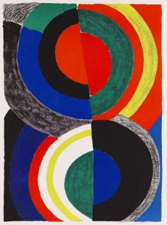 Lithographie Delaunay - Idole 