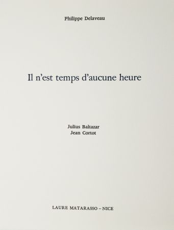 Livre Illustré Baltazar - Il n'est temps d'aucune heure