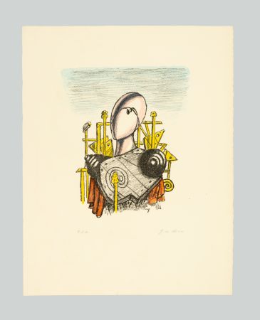 Lithographie De Chirico - Il Trovatore