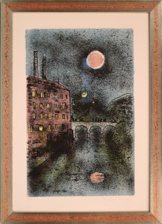 Lithographie Rognoni - Il turno di notte