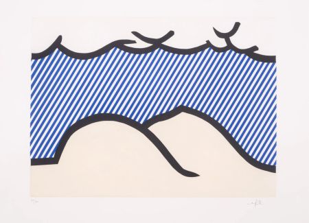 Eau-Forte Et Aquatinte Lichtenstein - Illustration for 'De Denver au Montana, Depart 27 Mai 1972' (I)