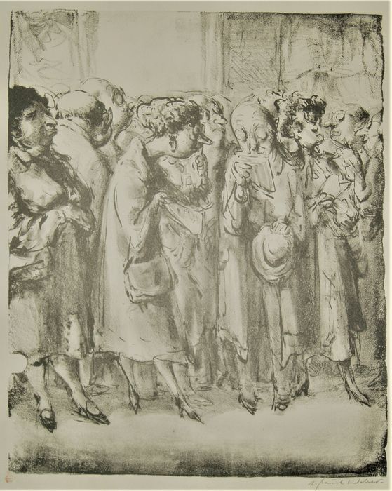 Lithographie Weber - Im Prado II (In the Prado, II)