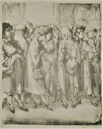 Lithographie Weber - Im Prado II (In the Prado, II)