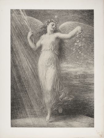 Lithographie Fantin-Latour - Immortalité, 1898